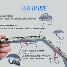 Mồi câu 10.04in/255mm, mồi câu cá hình kim chìm Bionic Needle, ném xa cho cá GT, cá ngừ, cá thu, 2 chế độ câu, dây thép không gỉ bền bỉ chống cắn, lưỡi câu ba ngạnh sắc bén diệt quái vật biển sâu cho câu cá trên thuyền. - Nhiều màu - Xem 3