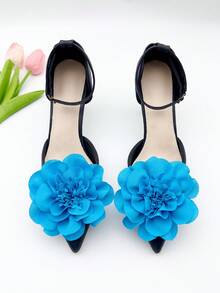 2 chiếc kẹp giày hoa vải thanh lịch - Hoàn hảo cho đám cưới, tiệc cưới và giày cao gót. - Nhiều màu - Xem 21