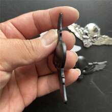 3D Metal Car Sticker Skull Head With Wings, Applicable For Cars, Trucks, Motorcycles, SUVs, Decorative Sticker For Engine Hood, Trunk, Fenders, Side Doors, Body - Multicolor - View 9