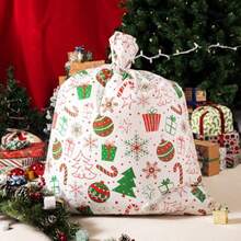 CZ JOYIN 8 bolsas de regalo gigantes de Navidad gigantes de 44 x 36 pulgadas con etiquetas de regalo para regalos de día festivo regalos de Navidad de gran tamaño suministros de recuerdo de fiesta resistentes bolsas de regalo grandes 8764 - blancorojoverdeRojoVerdeBlanco - Ver 6