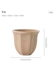 1個中東陶瓷杯，濃縮咖啡杯，土耳其咖啡杯，阿拉伯咖啡杯 - 250ml/8.5oz 花卉圖案，啞光釉 - 可洗碗機 濃縮咖啡、抹茶、茶杯 - 優雅北歐餐具，沙烏地阿拉伯國慶日禮物 - 彩色 - 查看 30