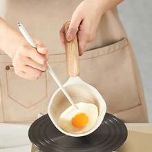 1个不粘酱油锅、奶锅、方便面锅、黄油保温锅、双层奶锅、不粘煎锅、迷你煎锅、小型厨房电器、炖锅、烹饪锅，适用于电磁炉和燃气灶