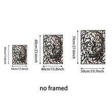 1 buc. Artă vizuală 3D cu craniu fără ramă, postere decorative de perete cu craniu. Potrivit pentru decor modern al casei, material pânză impermeabilă de înaltă calitate, decor de perete simplu, potrivit pentru decorul camerei, decorul dormitorului, decorul băii, căminului, biroului, holului, cadou. Decor de cameră și artă murală la modă.
