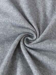 Casual Plus Size Pattern Round Neck T-Shirt, Suitable For Summer Holiday - Grey - View 5