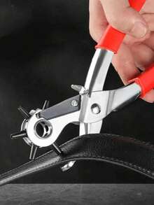 1pc Multifunction Belt Punch Tool, Simple Hadfield Steel Hold Punch For Household - Bạc - Xem 2