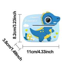 Máy ảnh kỹ thuật số đồ chơi cho trẻ em kèm thẻ nhớ SD 32GB và vỏ mềm hoạt hình, in ảnh tức thì, món quà Giáng sinh, Lễ Tạ ơn, sinh nhật tuyệt vời nhất cho bé trai và bé gái từ 3-8 tuổi. - D1-A - Xem 4