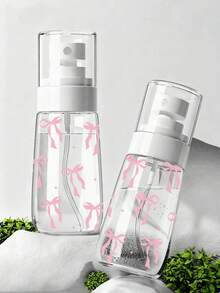 Chai xịt du lịch PET trong suốt có thể tái sử dụng, họa tiết nơ bướm, chai xịt phun sương đa năng, thích hợp cho du lịch và công tác, có thể đựng nước tẩy trang, tái sử dụng, chai đựng nước tẩy trang, chai xịt du lịch cầm tay, chai đựng kem dưỡng da. - Nhiều màu - Xem 7