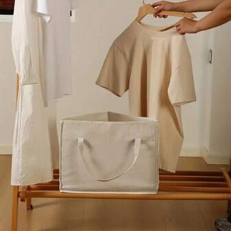 1 pieza Bolsa de almacenamiento de perchas de tela no tejida de alta calidad con forma triangular, puede sostener aproximadamente 40 perchas, con almohadilla de soporte en la parte inferior, para la organización del armario del hogar