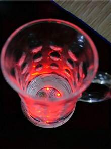10pcs LED Luminous Coasters, Cup Decorative Atmosphere Lights, For Bar, Restaurant, Party, Birthday Gathering Decoration, Events And Party Decoration, Wedding Decoration, Can Be Used As Holiday Gift, Birthday Gift, Housewarming Gift, Wedding Season Gift - 發光杯墊 - 查看 7