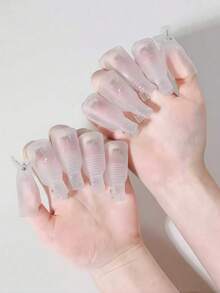 指甲油卸除夹，适用于美甲沙龙使用 - 無色 - 查看 1