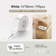 Niimbot Adhesive Thermal Label Transparent Sticker Waterproof White Paper Tape For Niimbot D11 D110 D101 Portable Thermal Printer For Office School Label Maker - Multicolor - View 10