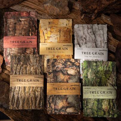 have a good day 20pcs/Pack Vintage Tree Texture Themed Scrapbooking Paper, Non-Adhesive DIY Decorative Material Paper, Holiday Gift, Handmade Collage Supplies, Personalized Scrapbook Planning Creative School Stationery