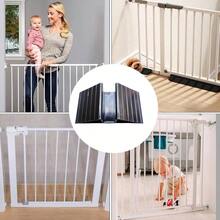 6 Pieces Dog Gate Support Feet - Sturdy Design Gate Stabilizer, Universal Pet Barrier Base, Heavy Duty Support Set Multi Piece Fence Stand Feet Dogs Cats - atributo único - Ver 5