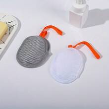 1 Set Soap Bag, Soap Lather Net, Drawstring Exfoliating Pouch, Soft Shower Pouch - one-size - View 9