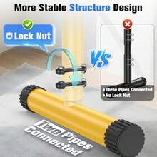 Sportsroyals Adjustable Dip Bar Station Heavy Duty Parallette And Parallel Bars 400LBS Stable Dip Stands For Home Gym Calisthenics And Upper Body Workout Equipment - Yellow - View 3
