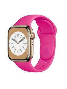 St.siabe Correa de reloj deportivo compatible para Apple Watch de 38 mm, 40 mm, 41 mm, 42 mm, 44 mm, 45 mm, 49 mm, correa de repuesto de silicona suave compatible con la serie 8/7/6/5/4/3/2/1 - Amarillo - Ver 5