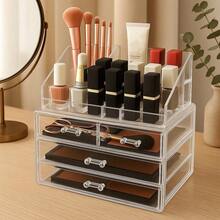 Cosmetic Train Cases - กุหลาบแดง - ดู 3