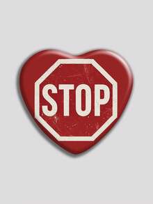 Huy hiệu hình trái tim, Huy hiệu/Trâm cài áo cổ điển và thời trang, Thiết kế phẳng 2D, Phụ kiện kim loại chất lượng cao, Thích hợp để trang trí quần áo, mũ, ba lô, Quà tặng vui nhộn cho bạn bè, bạn học, đồng nghiệp và người thân - Nhiều màu - Xem 10