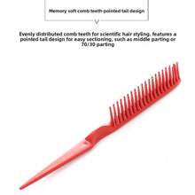 1pc/3pcs Anti-Static Plastic Hair Comb - Fine Tooth Portable Easy To Manage Hair - Minimalist Plastic Comb For Home Use - Suitable For Men And Women ,Hair Styling Kit For Barber Salon Beauty Travel Essential Hair Products,Hair Cares,Hair Accessories - Multicolor - View 5
