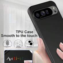 T Ecno 黑色手机壳，防滑外壳，防震，耐磨，亲肤，不褪色，手机壳，手机保护套，手机壳，手机套，防震手机壳，黑色手机壳，简约手机壳，纯色手机壳 - 黑色1 - 查看 2