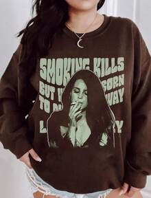 Album Ultraviolence Lana Sweatshirt Retro Del Rey - Black - View 1