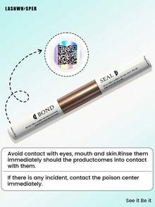 Pegamento para pestañas en racimo de agarre fuerte, profesional y de larga duración. Kit de extensión de pestañas individuales DIY. Adhesivo para pestañas fácil de usar en casa con unión y sellado - Multicolor - Ver 10