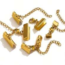 1pc Stainless Steel Clip Buckle Tail Chain Connects The End Buckle DIY Leather Rope Craft Finishing Buckle,Wallet Rope Tail Accessory - DIY Wallet-Making Supplies - Ma Zai Clip - View 3