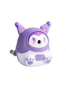 Sanrio 1Pc Kuromi Hand Crank Pencil Sharpener Cinnamoroll Cartoon Theme No Battery Required Pencil Sharpener(Some Parts May Be Random)