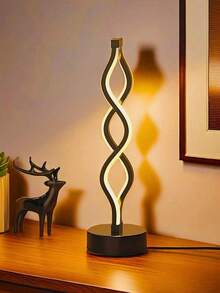 1 pieza Lámpara de mesa clásica y retro - Interruptor de control USB, 3 tonos cálidos de iluminación suave, adecuada para dormitorio, estudio, sala de estar, regalo ideal del Día de San Valentín para novio, novia, familia - Multicolor - Ver 3