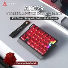 AJAZZ AK029 HE 8K Wired Mechanical Gaming Keyboard - Brand New Gaming Hall Effect Switches, 0.01ms Ultra-Fast Response, Zero Latency, 29-Key Single-Handed, Official Configuration Includes Ribbon Cable, Latency As Low As 0.125ms, 8KHz Report Rate, 128K Full Key Scan Rate Gaming Keyboard, Portable Keyboard - AJAZZ Official Authentic Products - View 17