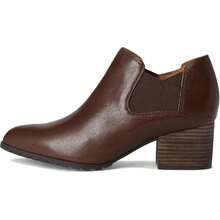 Vionic Belmont J2291L1200 Shooties Womens 7.5 Brown Leather Ankle Boots ZOGG1883 - màu nâu - Xem 4