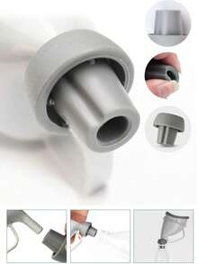 1pc Unisex Portable Urinal, Reusable Emergency Funnel For Car, Camping, Travel Toilet Bathroom Bathroom Accessories Bathroom Tools - Light Grey - View 3