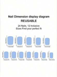 Y2K 24Pcs Set French Style Black & White Tie Dye Polka Dot Press-On Nails, Reusable, With Bowknot, Star Rhinestones, Cute & Chic, Suitable For Dates, Spring, New Year, Christmas, Daily, Birthday, Festival, Spring/Summer New Arrival Nail Supplies Nails - 黑白5 - 查看 9