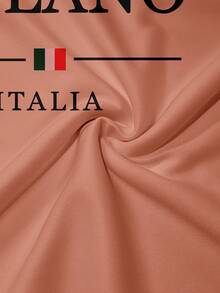 男士休闲百搭字母印花圆领卫衣和长裤套装 - 珊瑚粉 - 查看 4