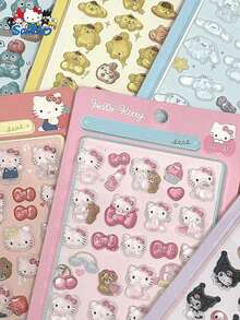 新款3D水晶装饰贴纸 - 日式动物浮雕亚克力贴纸,圣诞节、感恩节礼物,ins风,硬化实心DIY涂鸦贴纸 - 彩色 - 查看 5