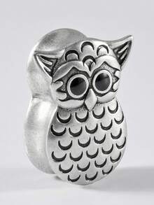 1个铜猫头鹰耳扩，空心猫头鹰耳塞，耳廓扩张器，耳洞穿刺饰品，8毫米-25毫米 - 如圖 - 查看 20