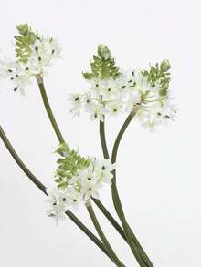 1 件逼真的人造花，逼真的绿色茎多肉植物，星形花朵，逼真的蒲公英带叶子，白色和绿色仿真花，为餐桌、婚礼、活动、派对、家居装饰增添清新气息。 - 彩色 - 查看 8