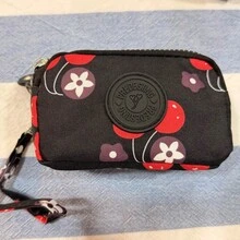 3-Clasp Wallet, Large Capacity Card Holder - Black - View 1