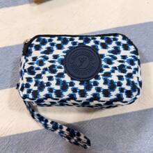 3-Clasp Wallet, Large Capacity Card Holder - 藍白色 - 查看 3