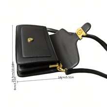 Women's Hobo Shoulder Bag, Crossbody Bag, Handbag, Retro Clutch, Chinese New Year, Valentine's Day Gift, Spring/Summer Holiday, Travel - Black - View 2