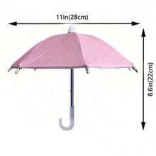 Soporte ajustable universal para teléfono con soporte de paraguas en miniatura - Visera solar para teléfono inteligente para exteriores - Visera solar portátil para teléfono, paraguas montado en el automóvil - Fácil de combinar, adecuado para uso en vacaciones al aire libre - Multicolor - Ver 16