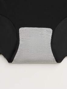 3 Quần Lót Nữ Ice Silk Thoáng Khí Liền Mạch Tam Giác Quần Lót Màu Trơn Cao Cấp Gợi Cảm - màu đen - Xem 7