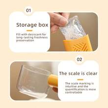 新款多功能宠物食品勺，带刻度，猫狗通用，防潮喂食勺