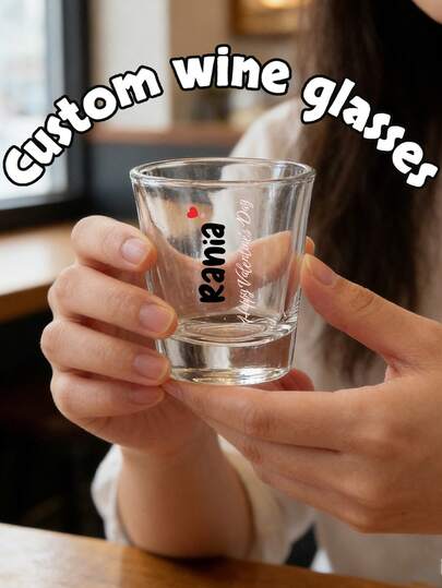 Personalized Wine Glasses, Custom Engraved Wine Glasses, Custom Name Whiskey Glasses, Personalized Glassware, Custom Birthday Glasses, Multi-Function Glasses, Funny Single Party Glasses, Party Gifts, Newlywed Portrait Glasses, Wedding Glasses, Girlfriend Travel, Single Party Gifts