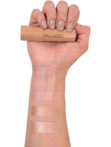 Palladio IIuminador natural en barra cremoso, acabado saludable y jugoso, efecto makeup no makeup I'm glowing creamy stick highlight, Stunner - Oro rosa - Ver 1
