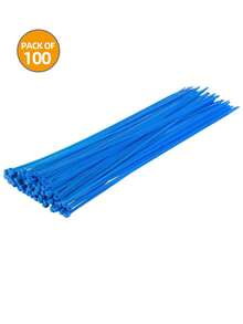 100pcs Garden Bundling Ties, Zip Ties, Plastic Wrap Ties, Plant Fixation Straps, Portable Garden Cable Ties, Gardening And Lawn Care - Multicolor - View 18