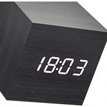 Despertador con Sonido Ajustable – Accesorio Perfecto para tu Hogar. CL103 - Negro - Ver 3