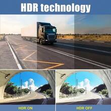 1080P高清双镜头行车记录仪，170°广角，夜视功能，小巧便携，24小时停车监控，循环录像，重力感应器，不含SD卡，圣诞礼物 - 黑色 - 查看 7