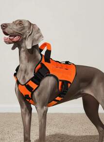 PETSIN Adjustable No-Pull Tactical Dog Harness With Handle For Large Dogs - Reflective Military Vest For Labrador Retriever, Siberian Husky, German Shepherd - Durable Polyester Material - Multicolor - View 7