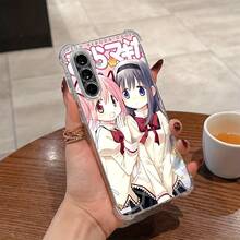 Funda de teléfono con patrón de chica de anime japonesa adorable Y2K, adecuada para Samsung Galaxy A56 A26 A36 A55 A35 A06 A16 A05 A14 A24 A34 A54 A15 A05S A25 A23 A33 A53 A73 4G 5G, funda trasera transparente suave a prueba de golpes, funda de teléfono de anime, funda de uso diario, diseño kawaii, diseño impreso en UV, funda de teléfono duradera, fans de anime, entusiastas de la tecnología - Mezcla de colores - Ver 5